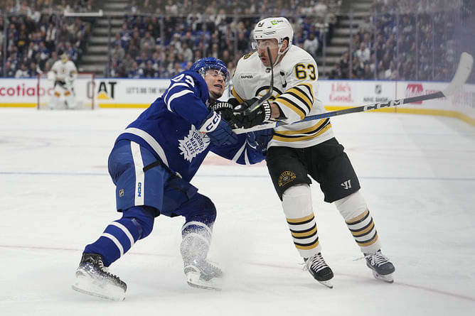 "Wants to influence the refs" - Matthew Knies lashes out at Brad Marchand over his Game 3 antics