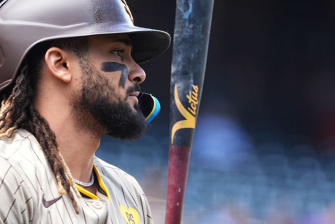 In Photos: Fernando Tatis Jr. debuts 'Rocky' inspired custom cleats for Padres-Phillies series