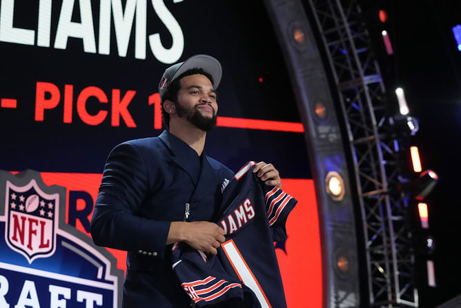 “It's on me this time” - Chicago Bears’ Caleb Williams has heartwarming message to former USC teammates after being No. 1 NFL draft pick