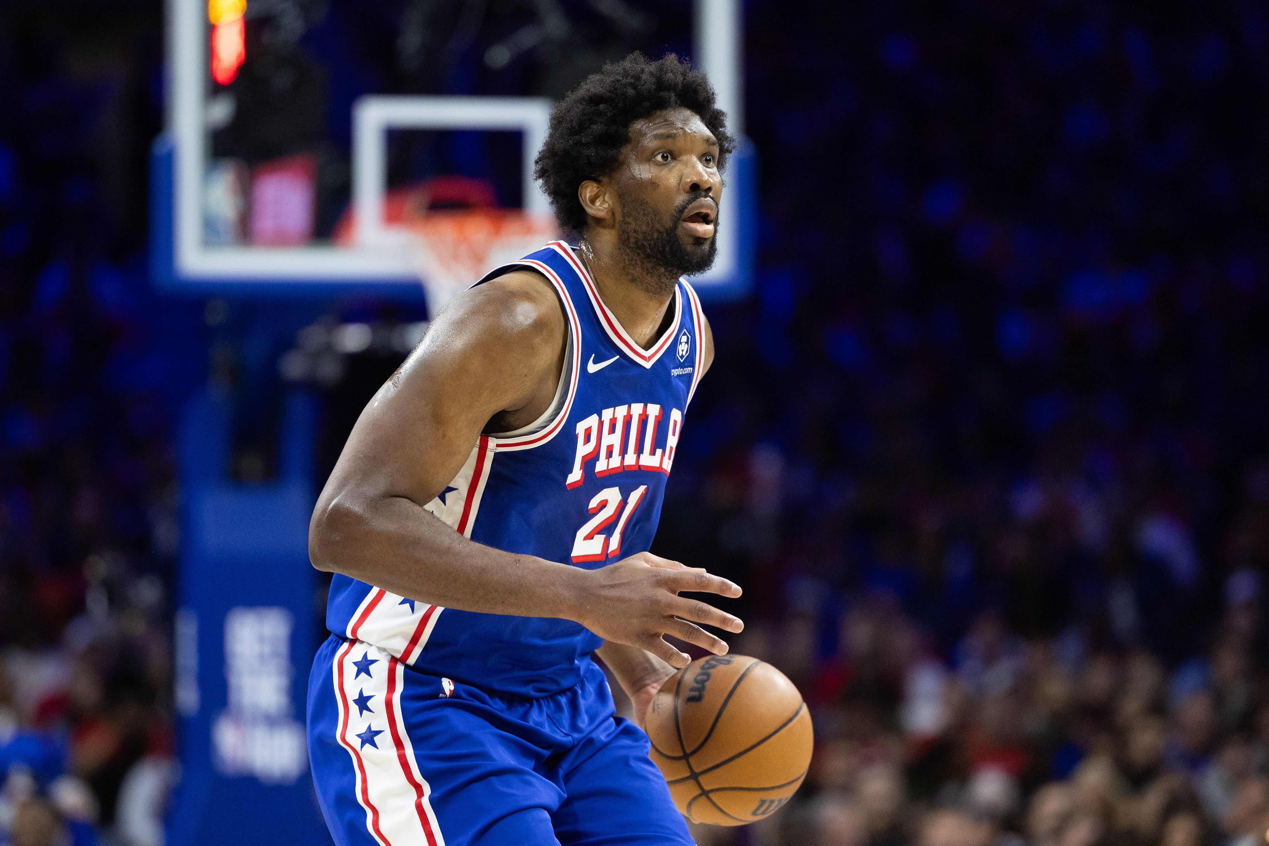 NBA: Playoffs-New York Knicks at Philadelphia 76ers