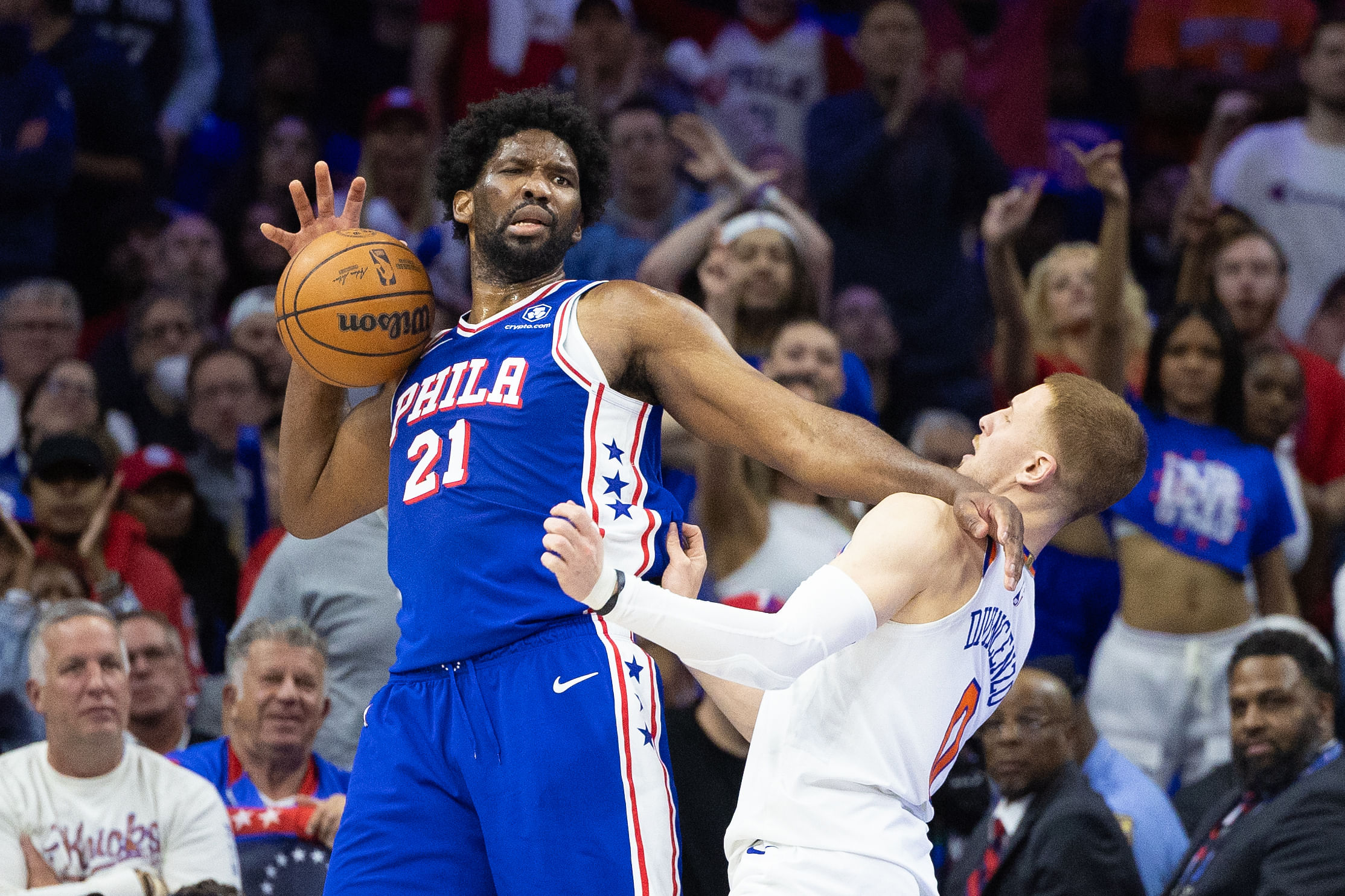 NBA: Playoffs-New York Knicks at Philadelphia 76ers