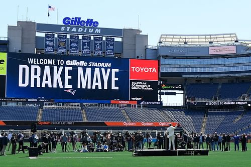 NFL: New England Patriots-Drake Maye Press Conference