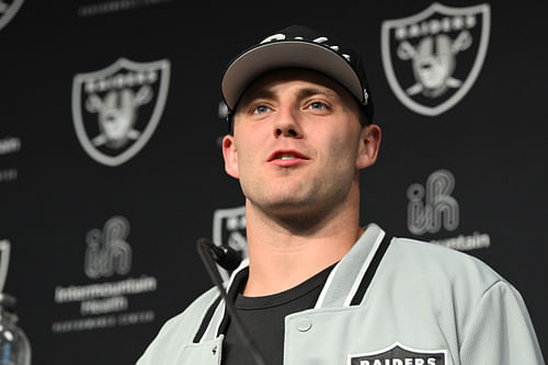 Brock Bowers: NFL: Las Vegas Raiders-Brock Bowers Press Conference