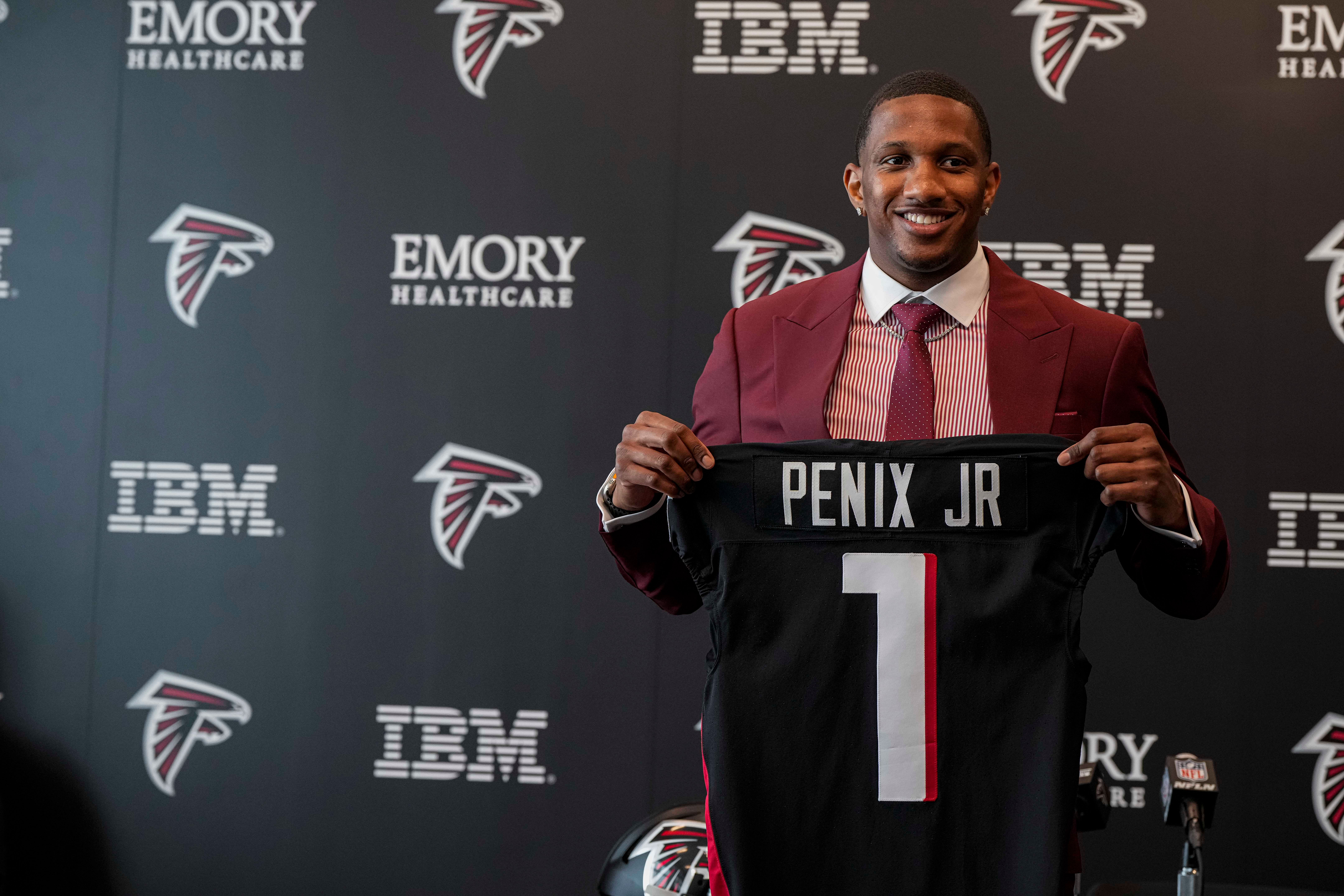 NFL: Atlanta Falcons-Michael Penix Jr Press Conference