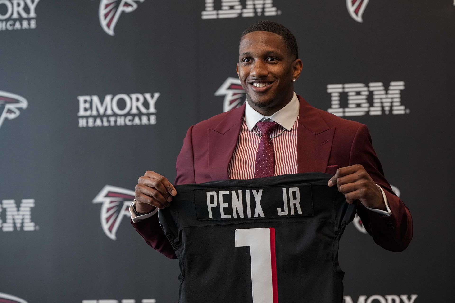 NFL: Atlanta Falcons-Michael Penix Jr Press Conference