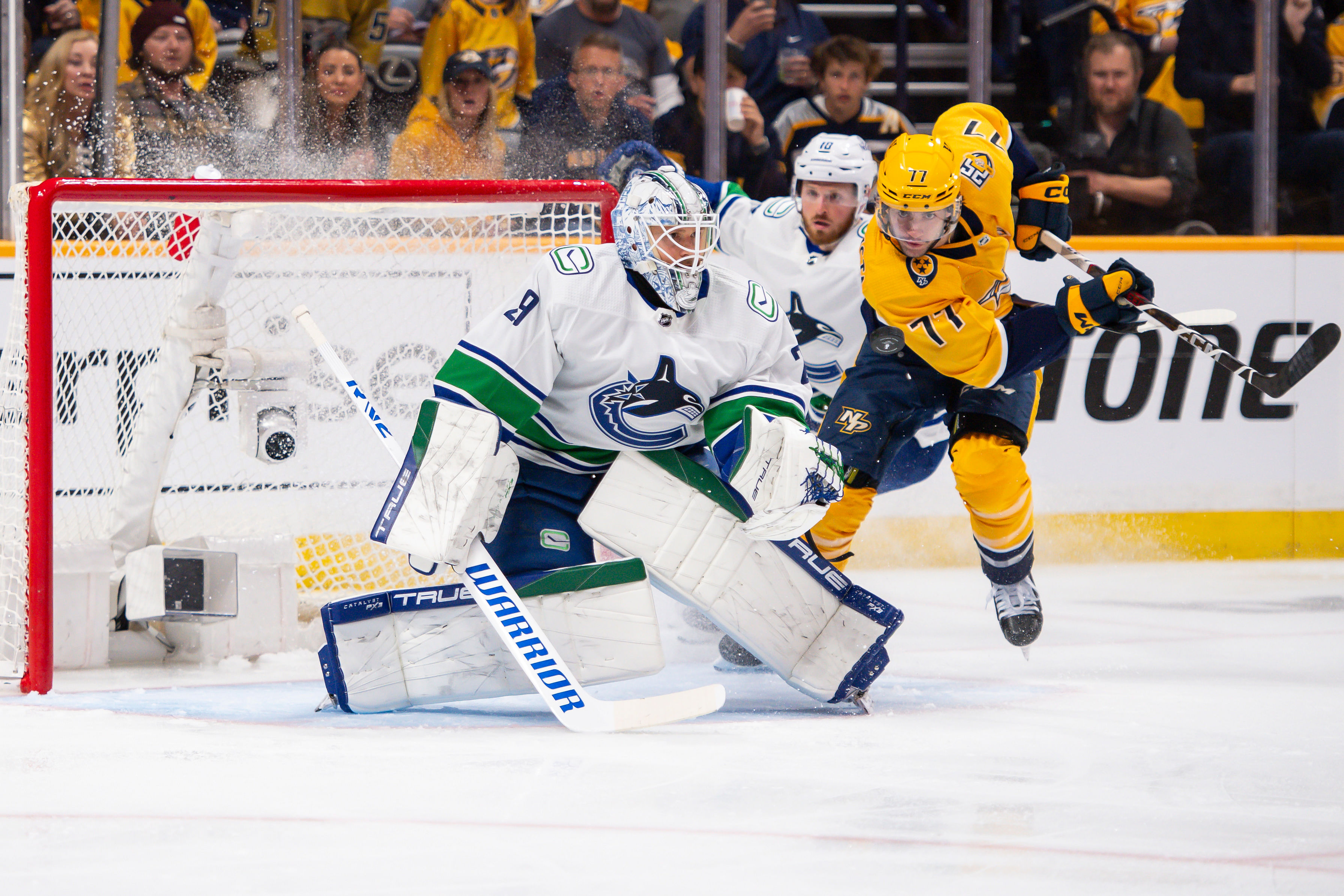 NHL: Stanley Cup Playoffs-Vancouver Canucks at Nashville Predators