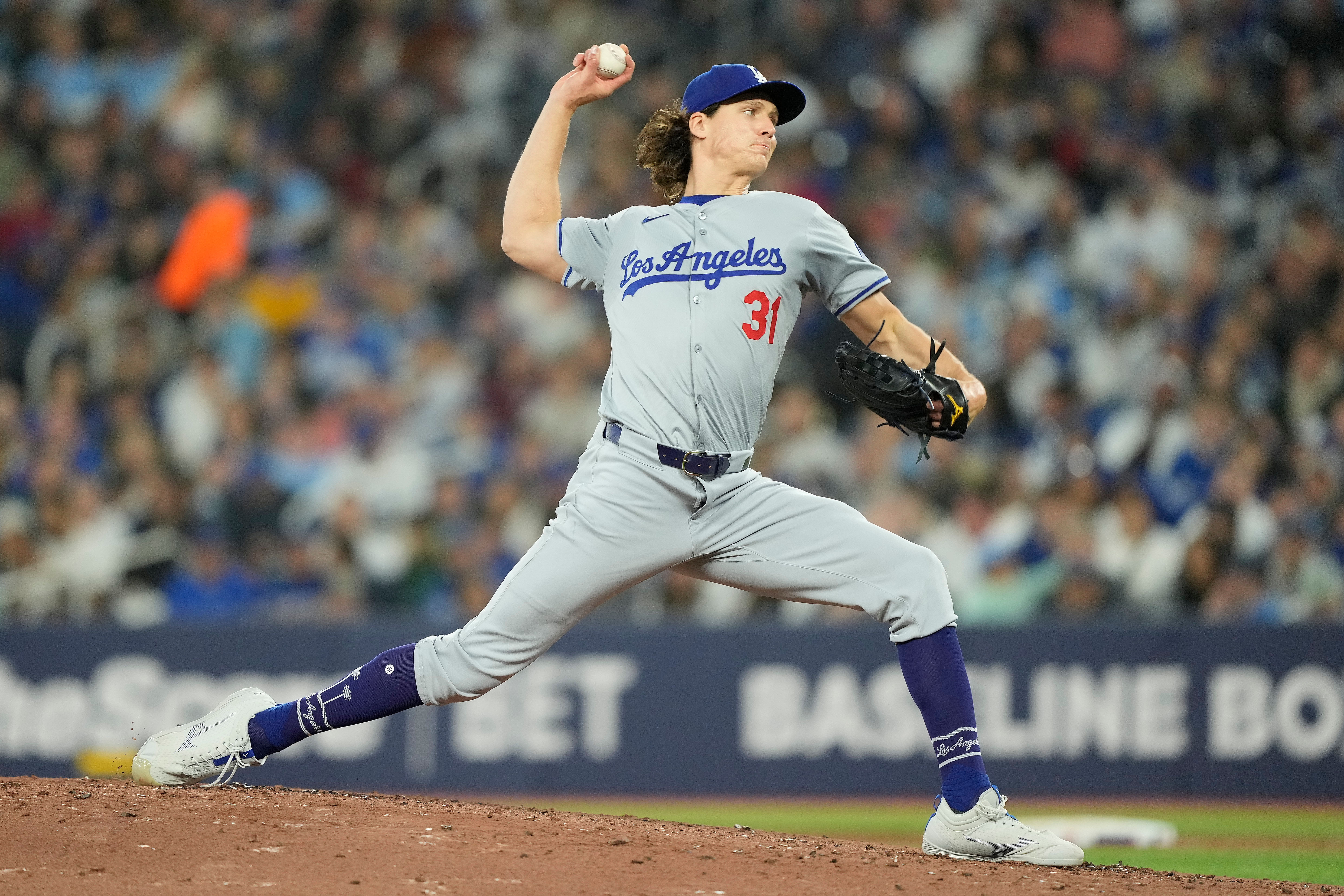 Los Angeles Dodgers - Tyler Glasnow (Image via USA Today)