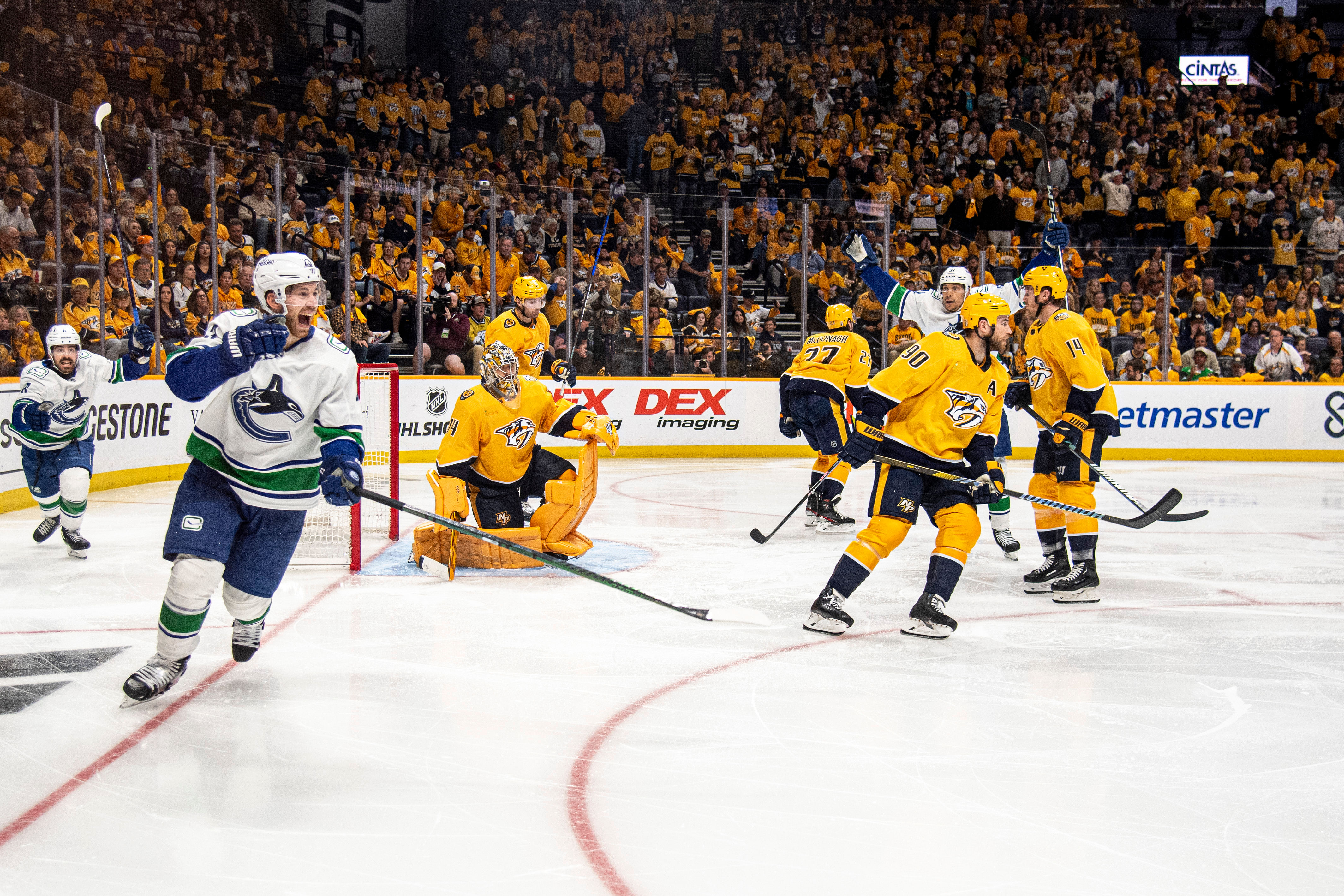 NHL: Stanley Cup Playoffs: Canucks at Nashville Predators