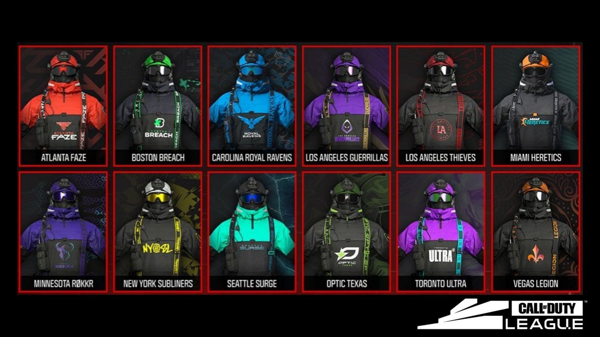 Call of Duty League all team rosters in 2024