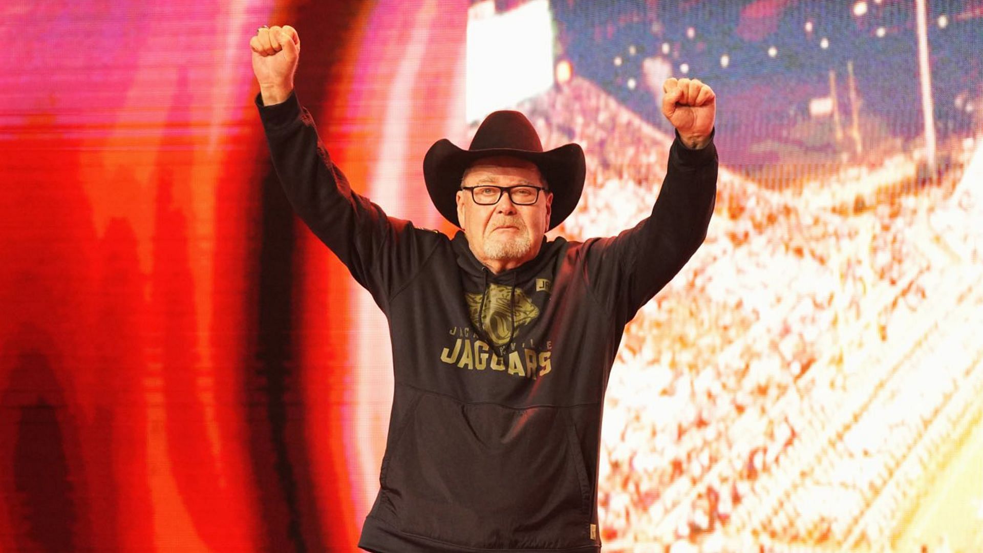 JR makes his entrance on AEW Dynamite (image credit: Jim Ross on X)