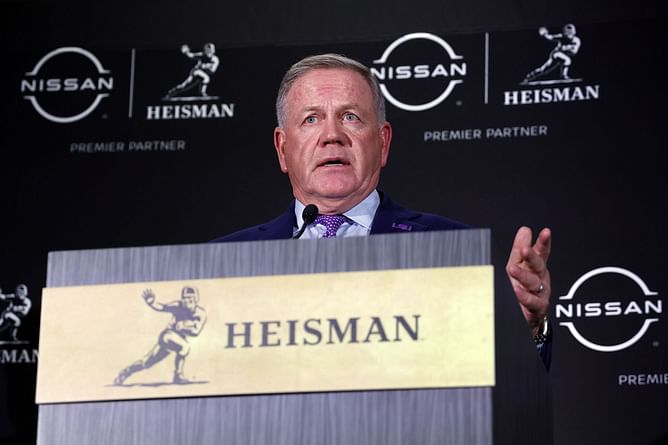 "It’s the way it’s scripted”: LSU HC Brian Kelly responds to Governor Jeff Landry's letter asking for teams to be present during national anthem