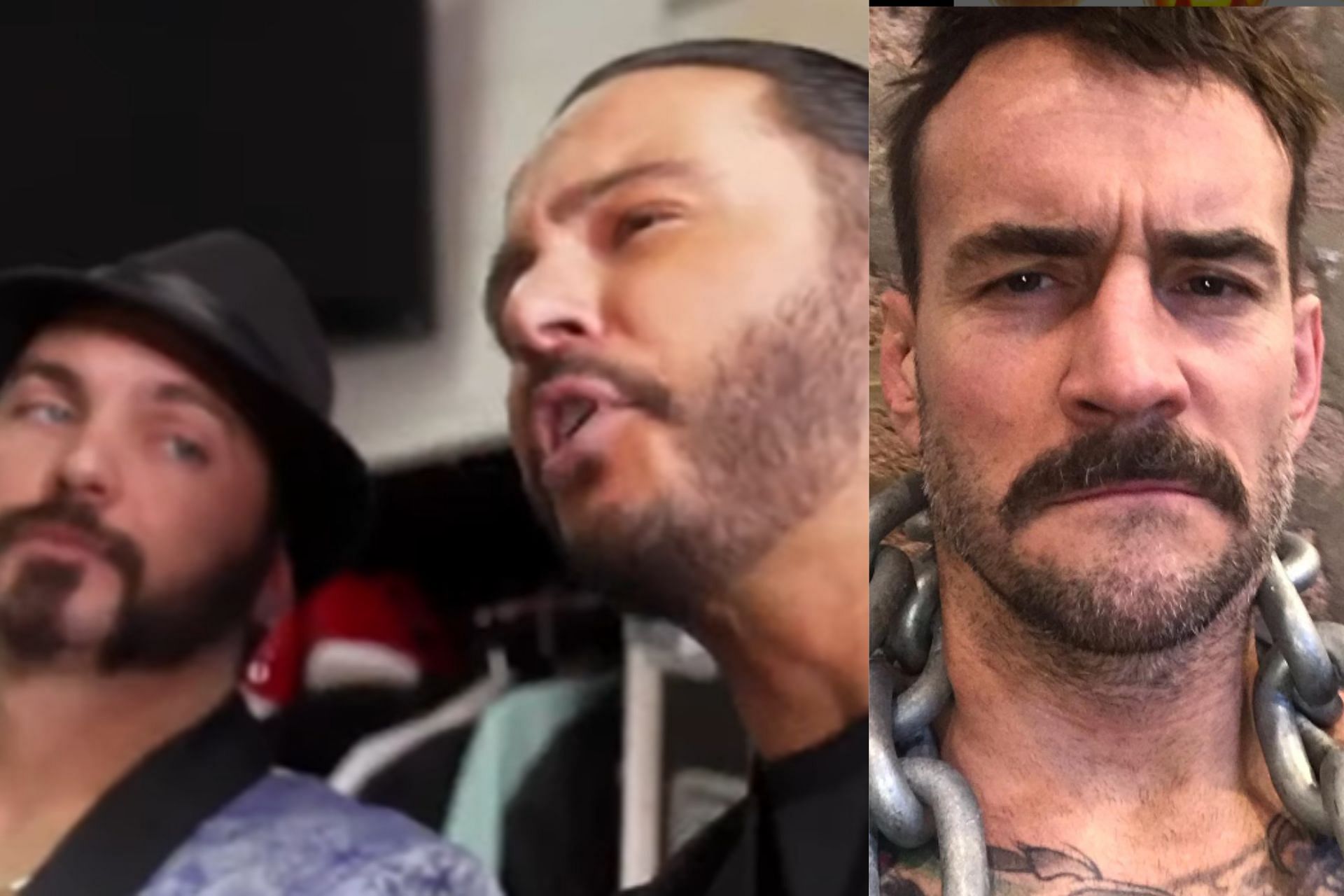 More details are coming out about the CM Punk Jack Perry altercation and footage [Image Credits: CM Punk Instagram and AEW Youtube]