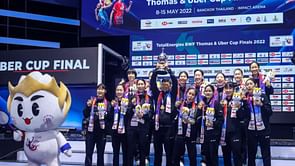 Who won the Uber Cup when it was previously held?