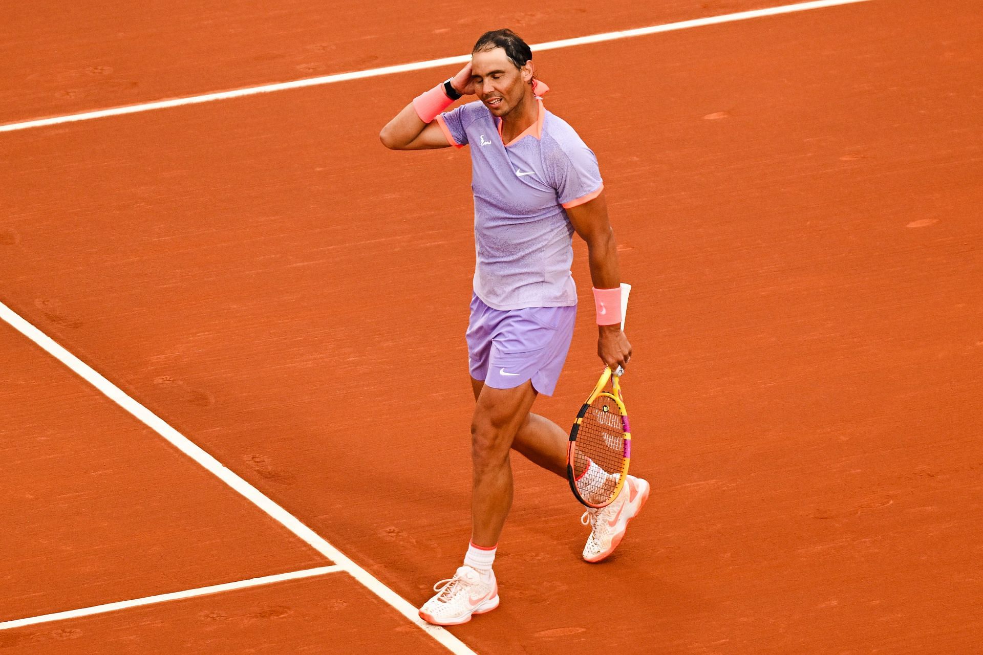 Rafael Nadal at the 2024 Barcelona Open.