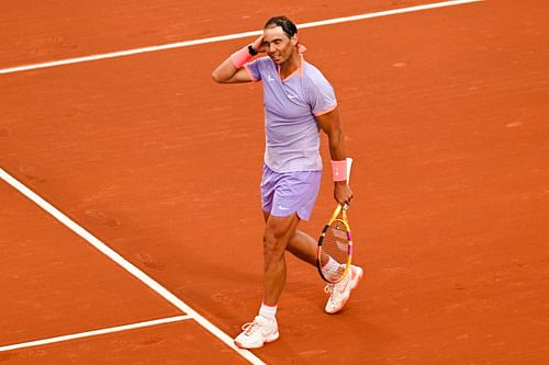 Rafael Nadal at the 2024 Barcelona Open.