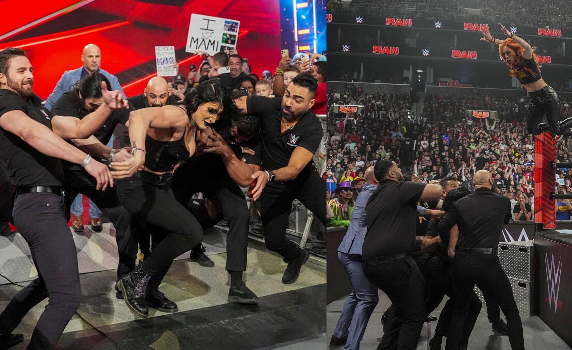 WWE Raw में दो टॉप स्टार्स के बीच मची तबाही 