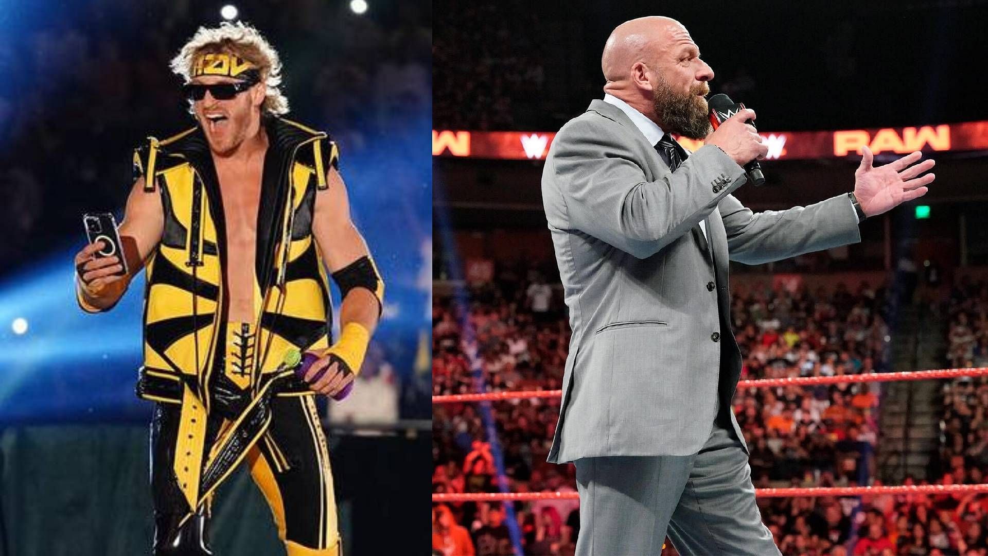 Logan Paul and Triple H