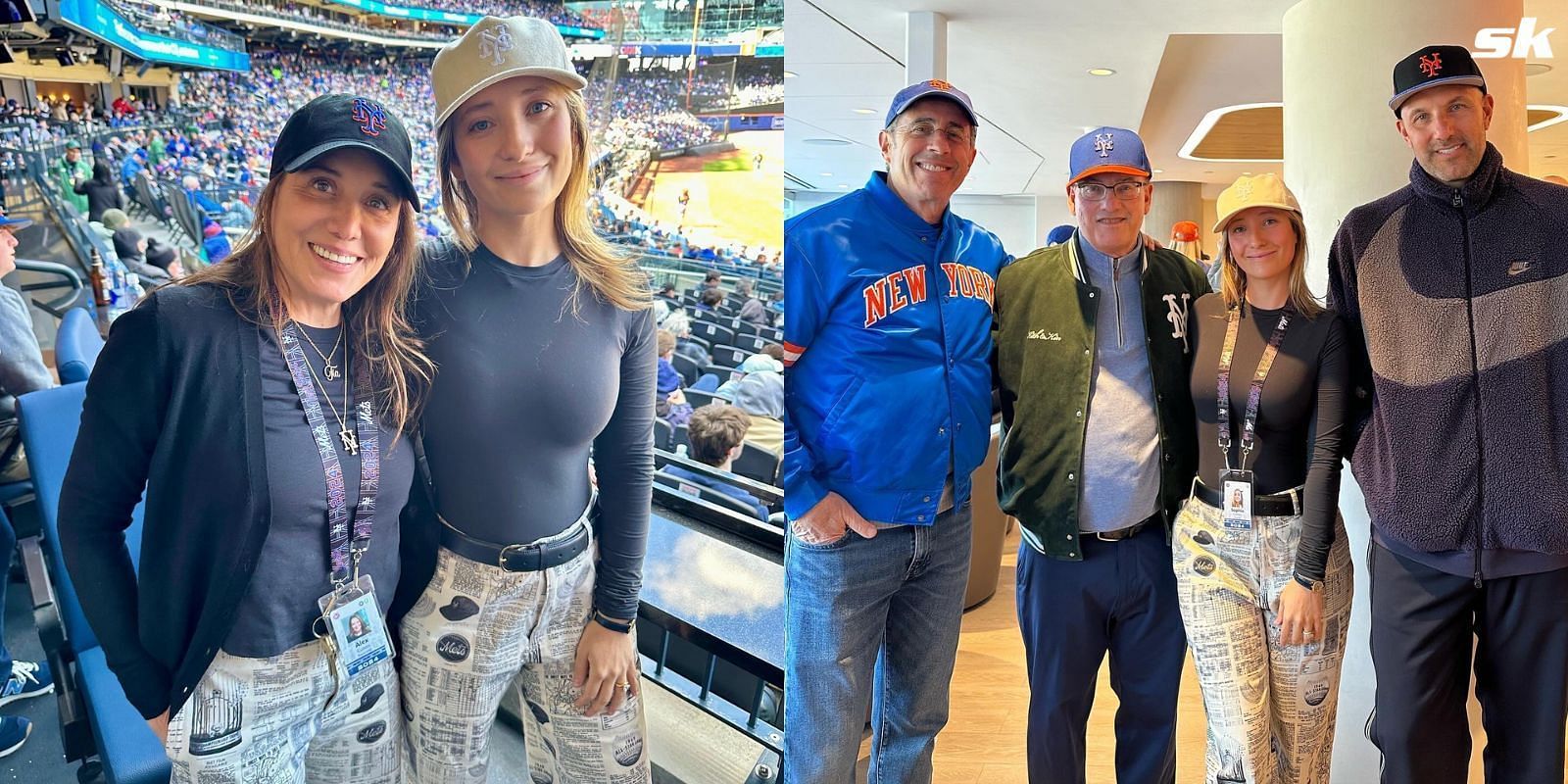 Sophia Cohen visits Citi Field stadium on Opening Day