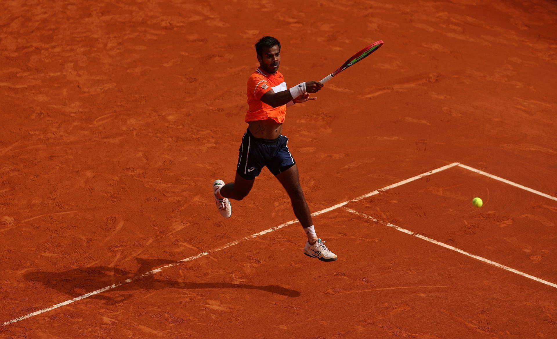 Sumit Nagal at the 2024 Rolex Monte-Carlo Masters