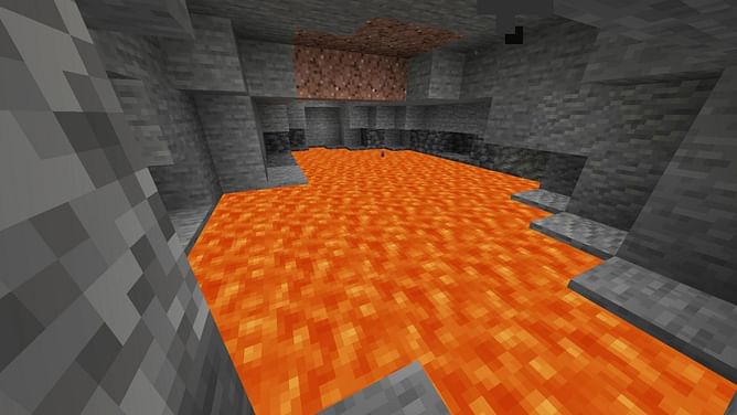 How to see blocks under lava in Minecraft