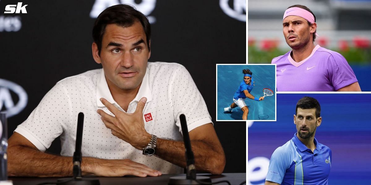 Roger Federer opposed Rafael Nadal and Novak Djokovic