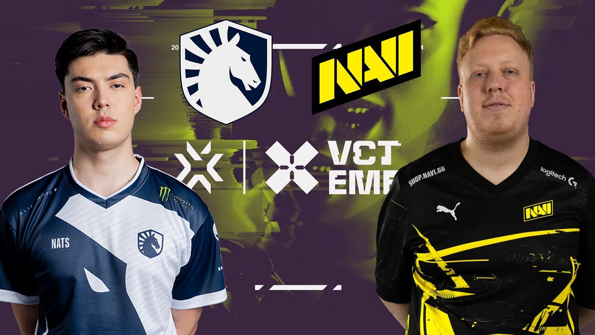 Team Liquid vs NAVI at VCT EMEA 2024 Stage 1 (Image via Riot Games || Team Liquid || NAVI)