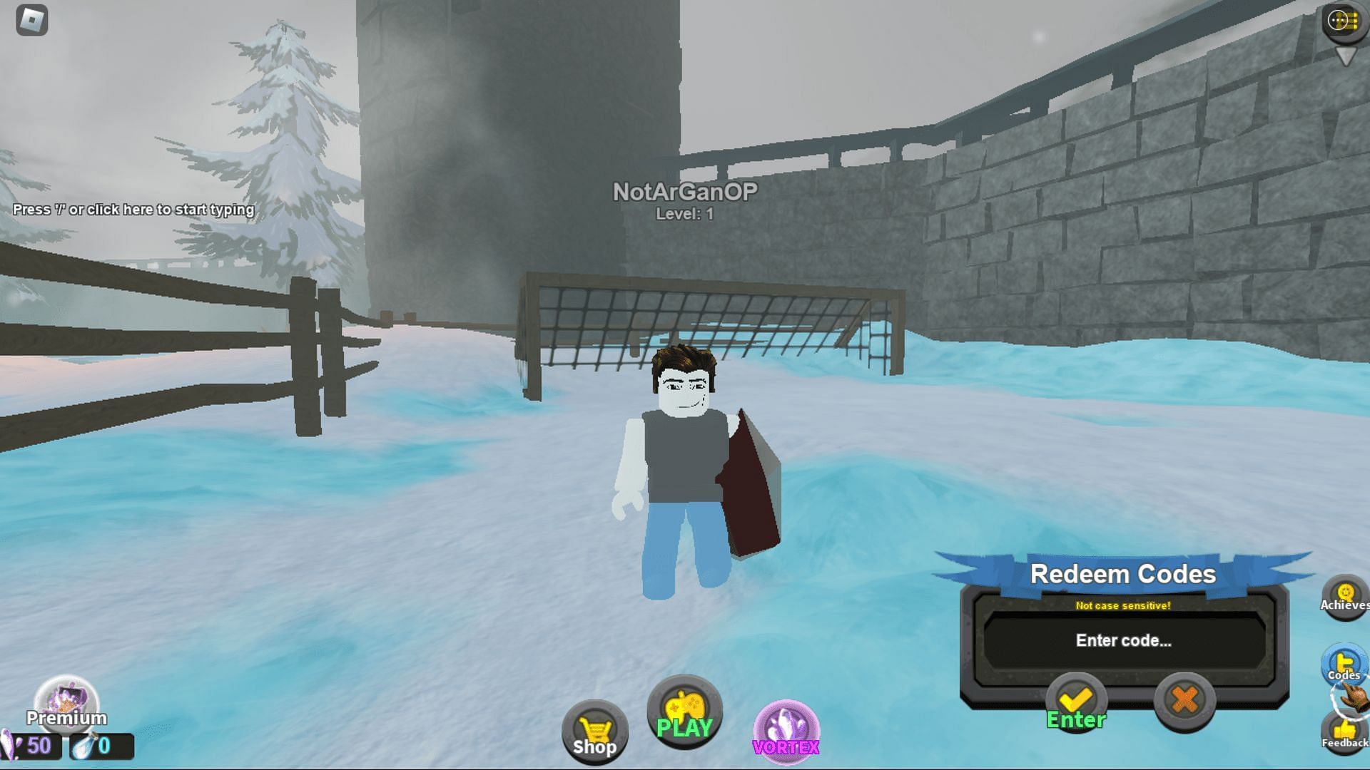 Redeem codes in Tower Defenders with ease (Image via Roblox)