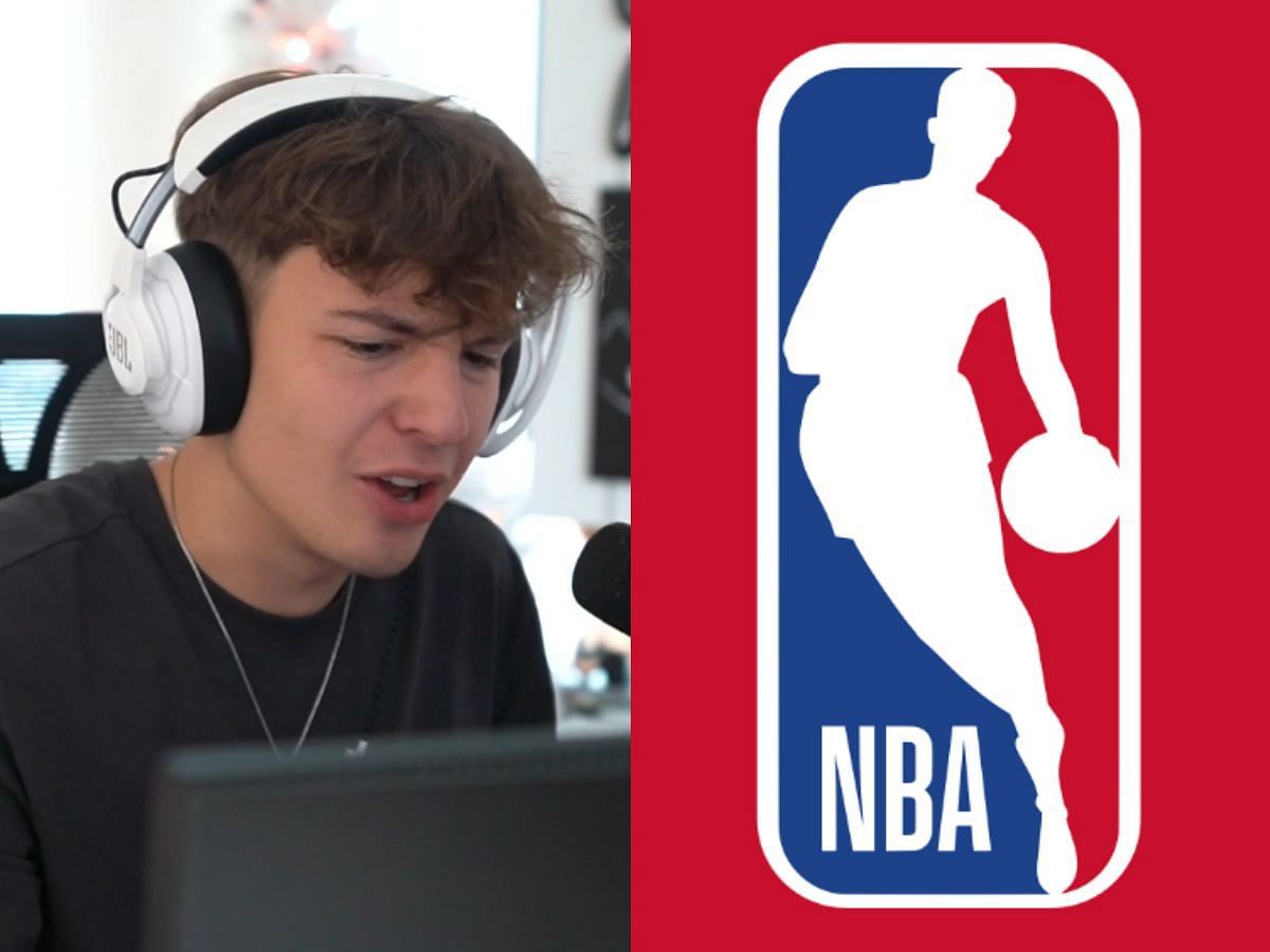 Clix says playing Fortnite competitively is harder than NBA (Image via Twitch/Clix and NBA)