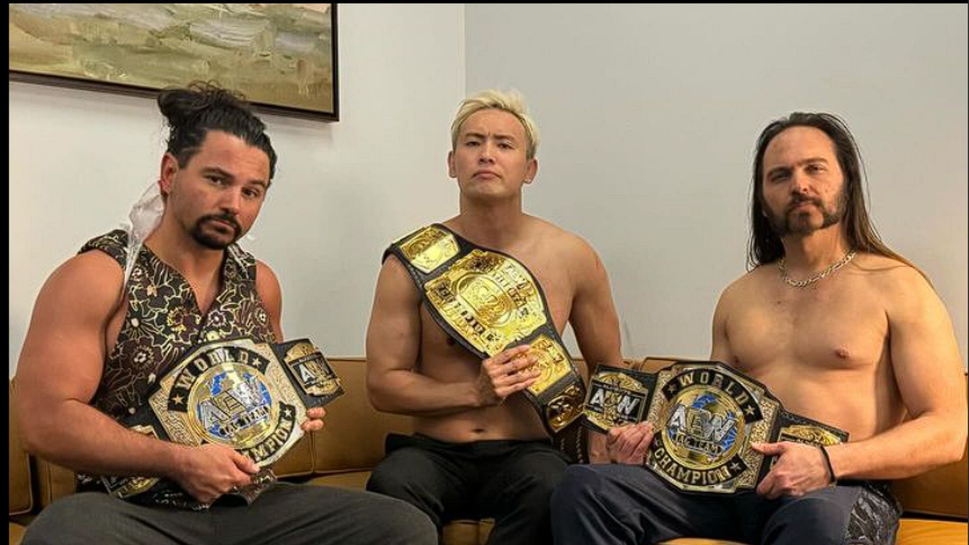 The Young Bucks and Kazuchika Okada form the new version of The Elite [Photo courtesy of Kazuchika Okada