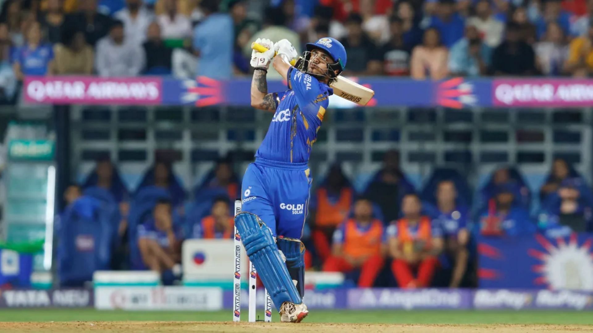 Ishan Kishan in action during his sizzling knock against RCB in IPL 2024