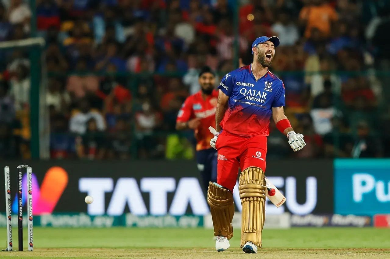 Glenn Maxwell has aggregated 31 runs at a dismal average of 7.75 in four innings in IPL 2024. [P/C: iplt20.com]