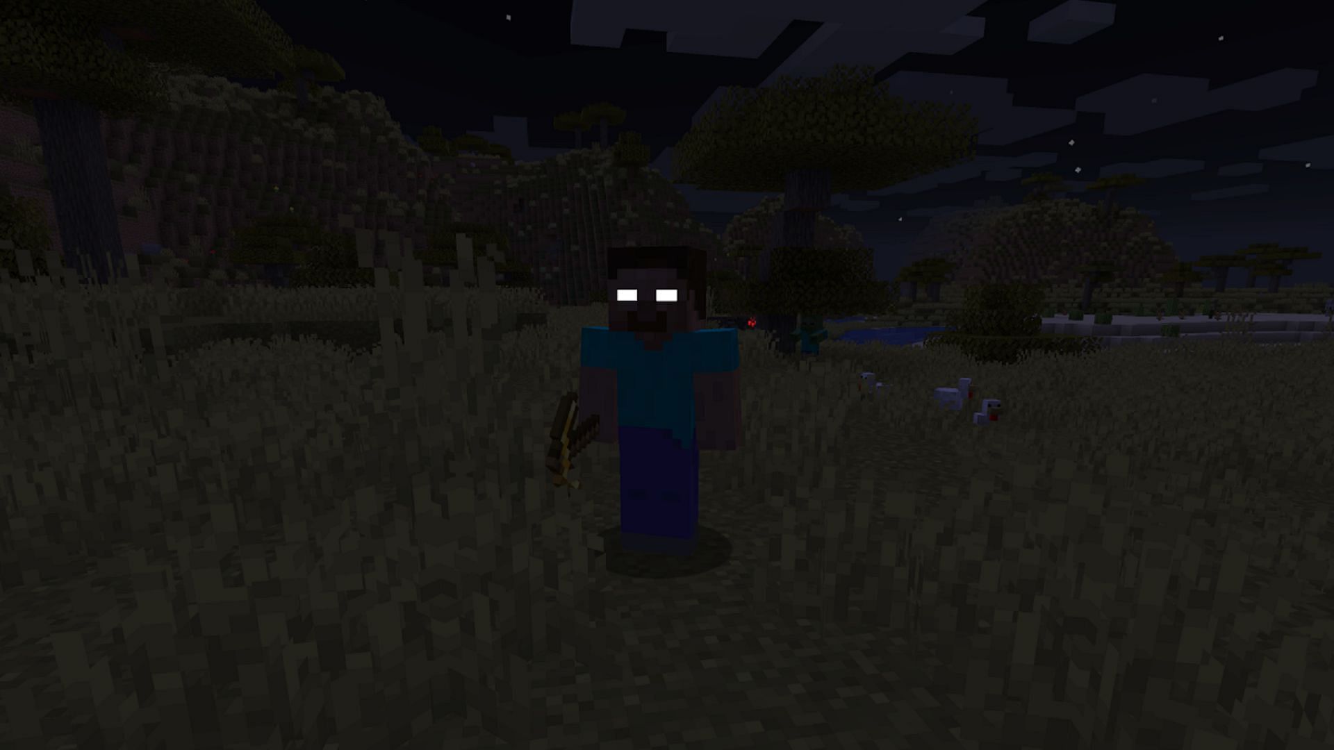This mod, as the name suggests, adds the iconic Herobrine as a mob (Image via Herobrinemod.com)