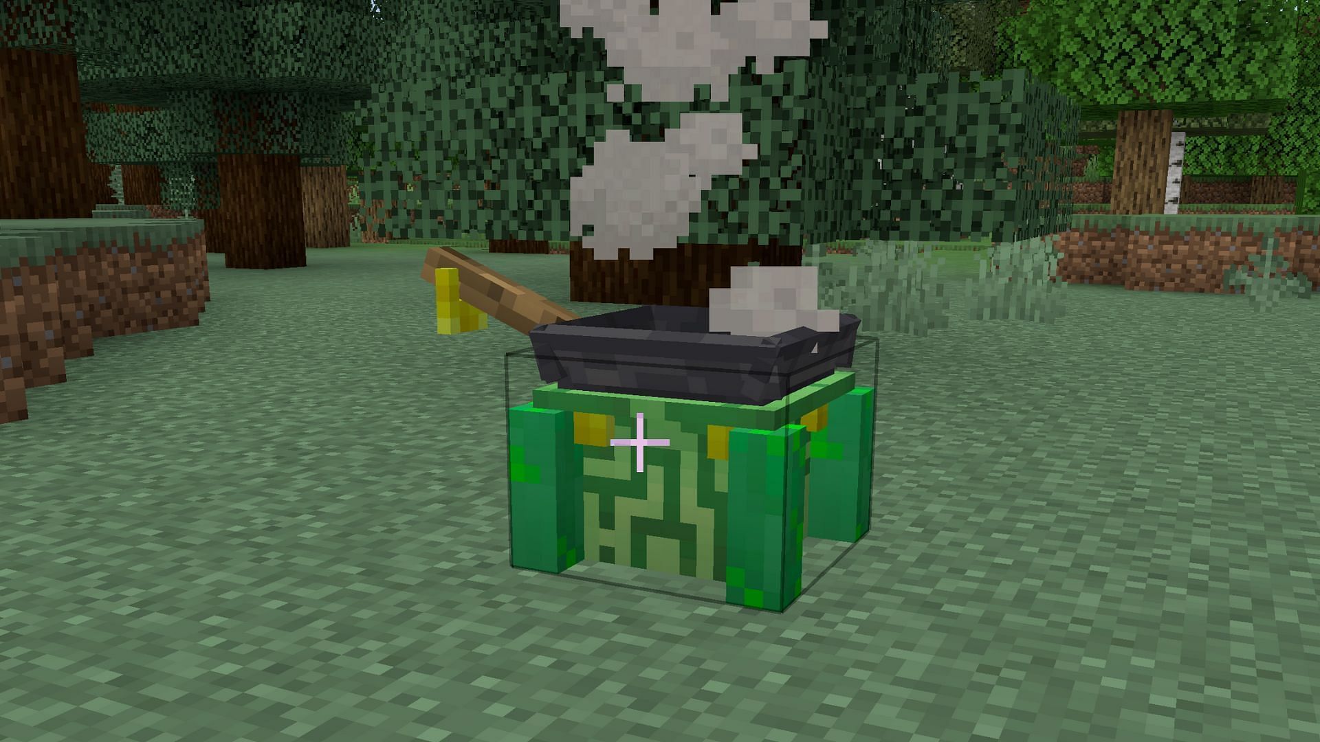 Frying pan in Minecraft (Image via Mojang Studios)