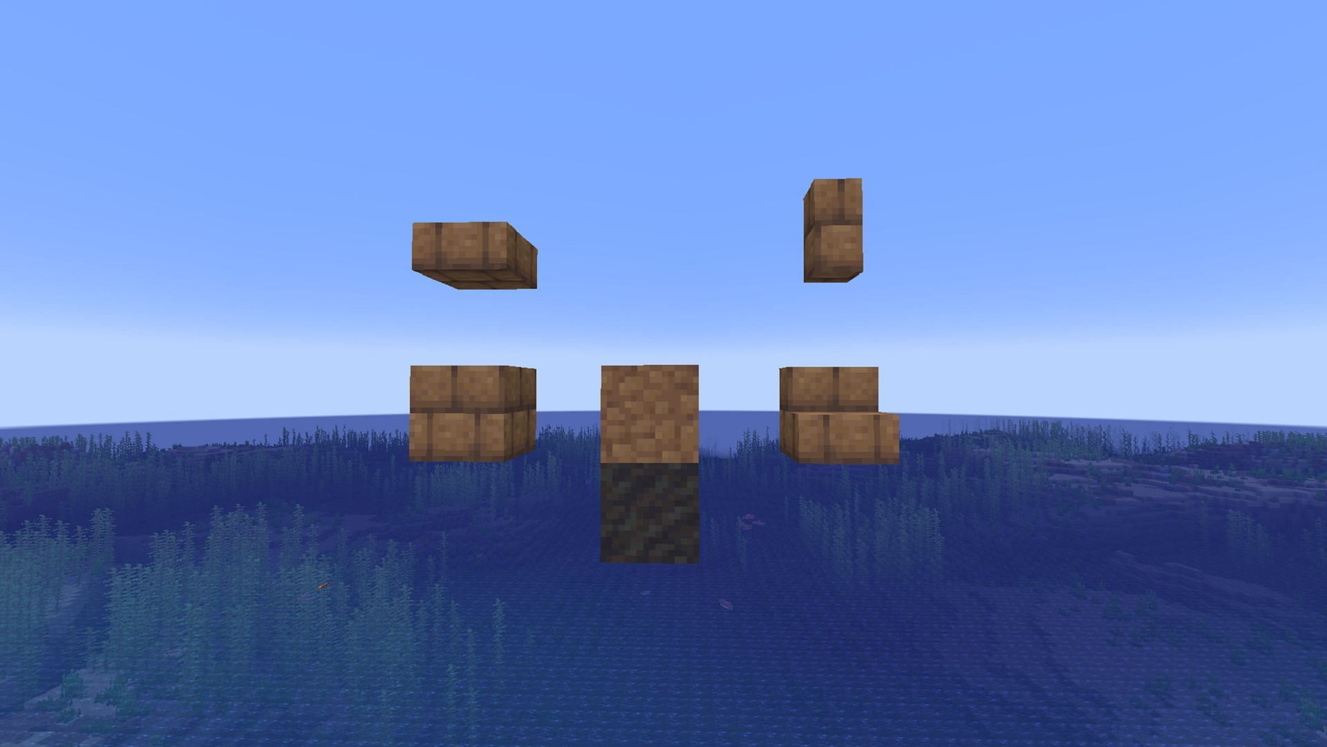 Mud blocks aren&#039;t exactly the flashiest when it comes to visual appeal (Image via Mojang)