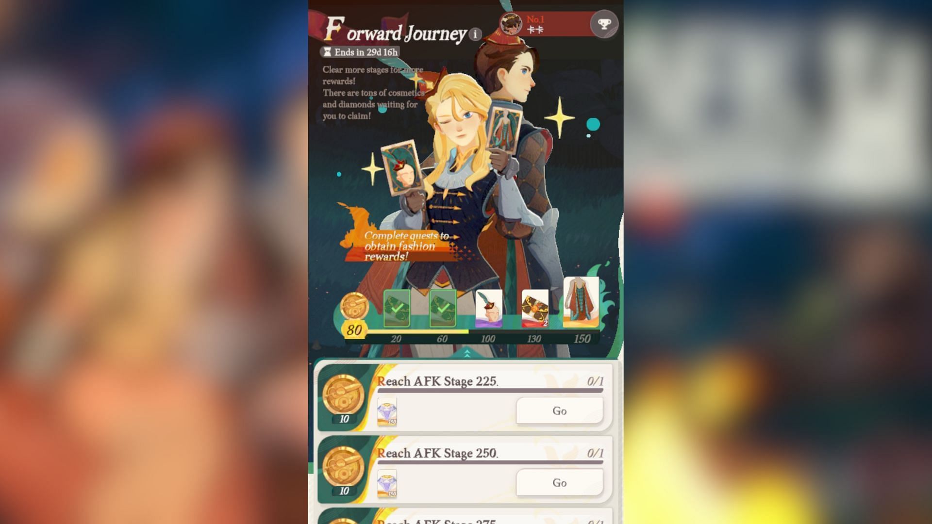 Complete missions in Forward Journey event to earn Epic Invite Letters (Image via Farlight)