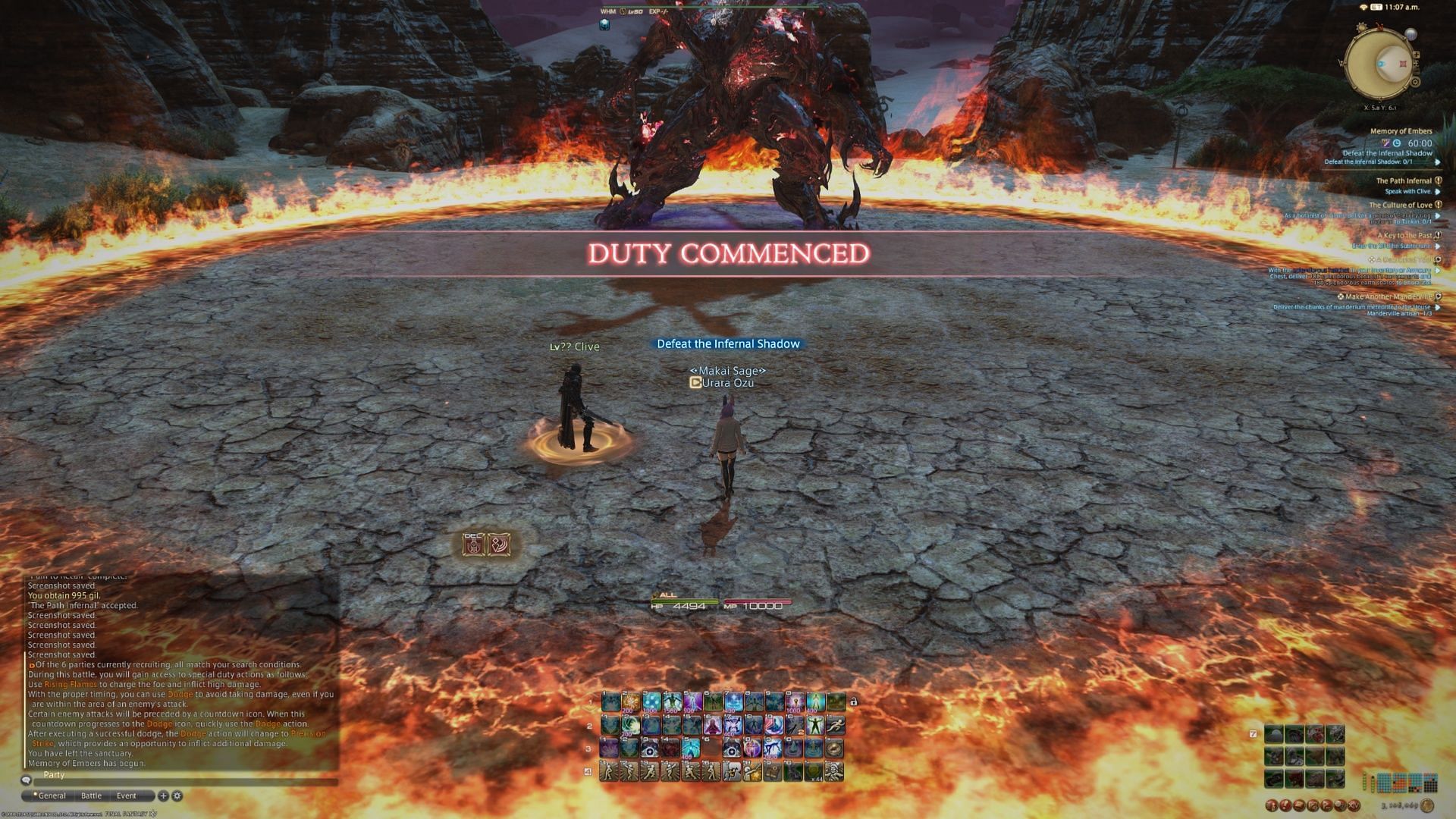 Most of this fight is quite easy - avoid AOEs, and counter-hit when you can (Image via Square Enix)