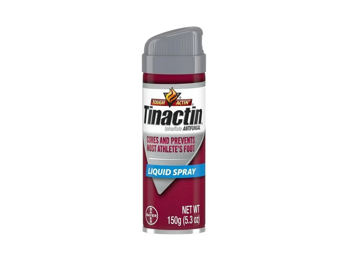 Tinactin Antifungal Liquid Spray (Image via Walmart)