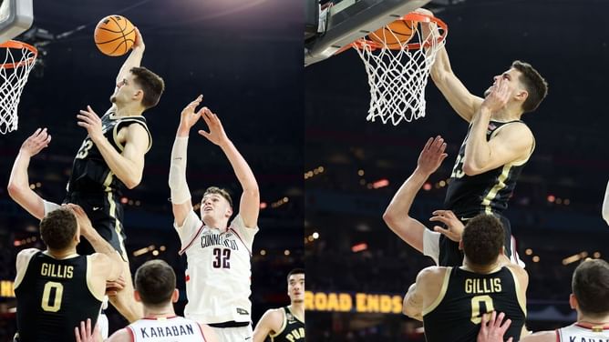 "That guy flew to Valhalla": Fans left awestruck with Camden Heide's putback dunk against UConn in championship game