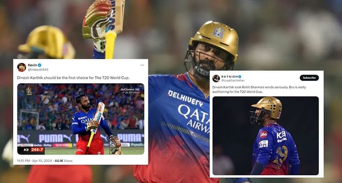 IPL 2024 : 'टी20 वर्ल्ड कप के लिए पहली पसंद'- दिनेश कार्तिक की तूफानी पारी ने जीता फैंस का दिल