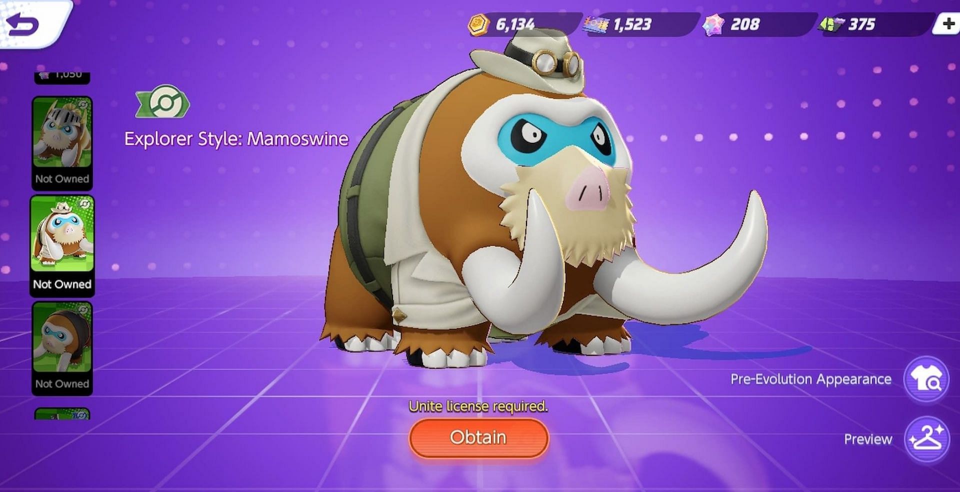 Mamoswine Explorer Style (Image via The Pokemon Company)