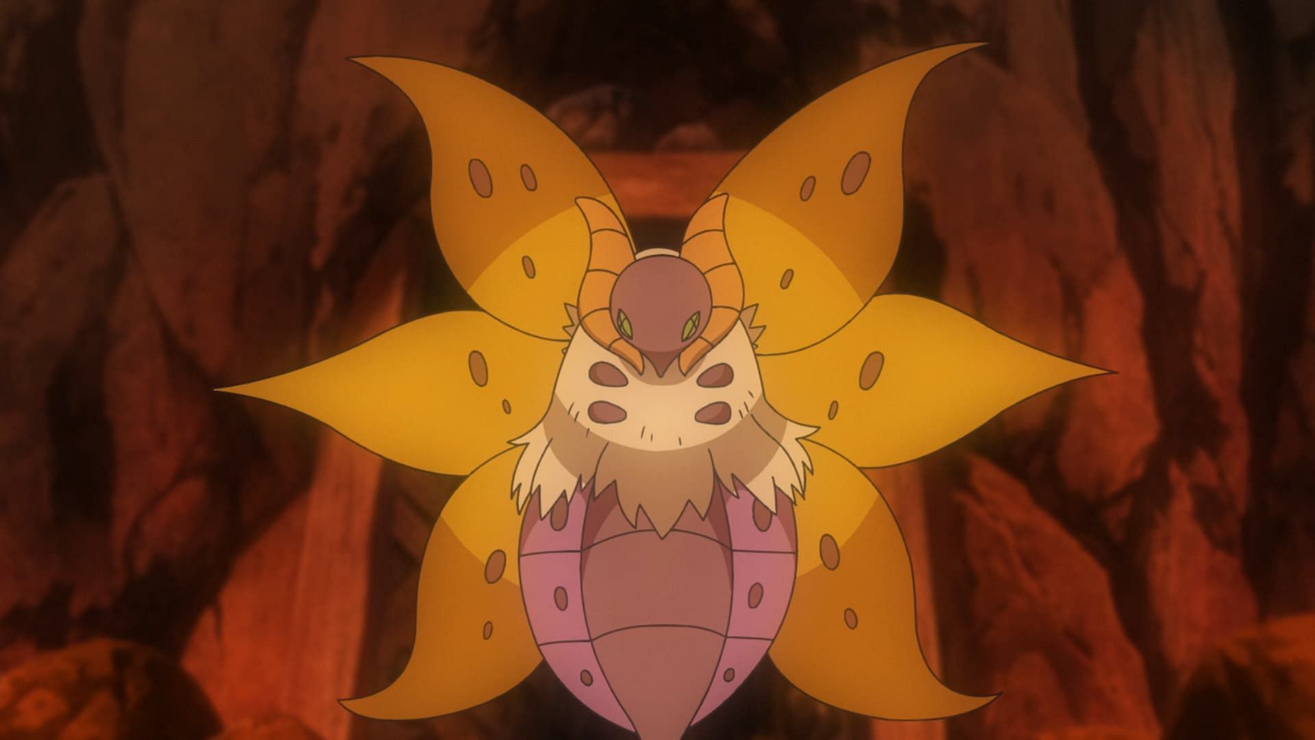 Volcarona in the anime (Image via The Pokemon Company)