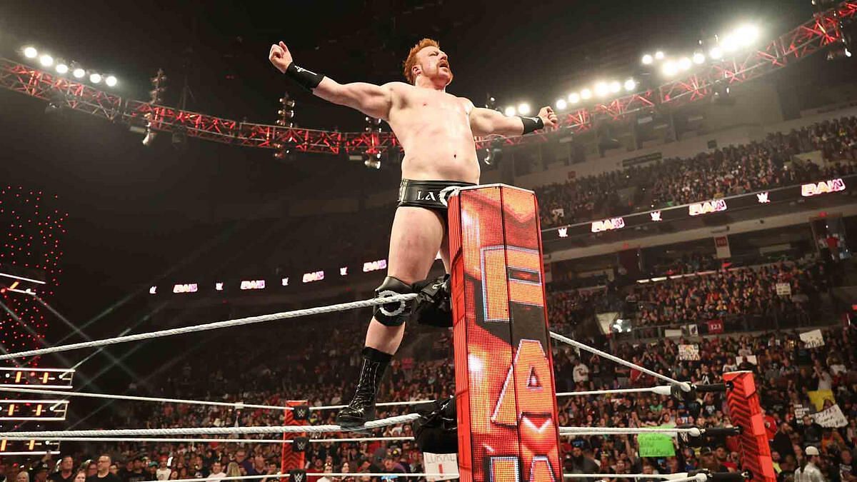 Sheamus on the latest edition of RAW.