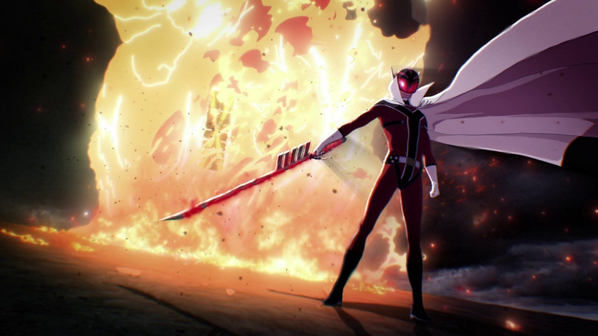 Red Keeper, as seen in the anime (Image via Yostar Pictures)