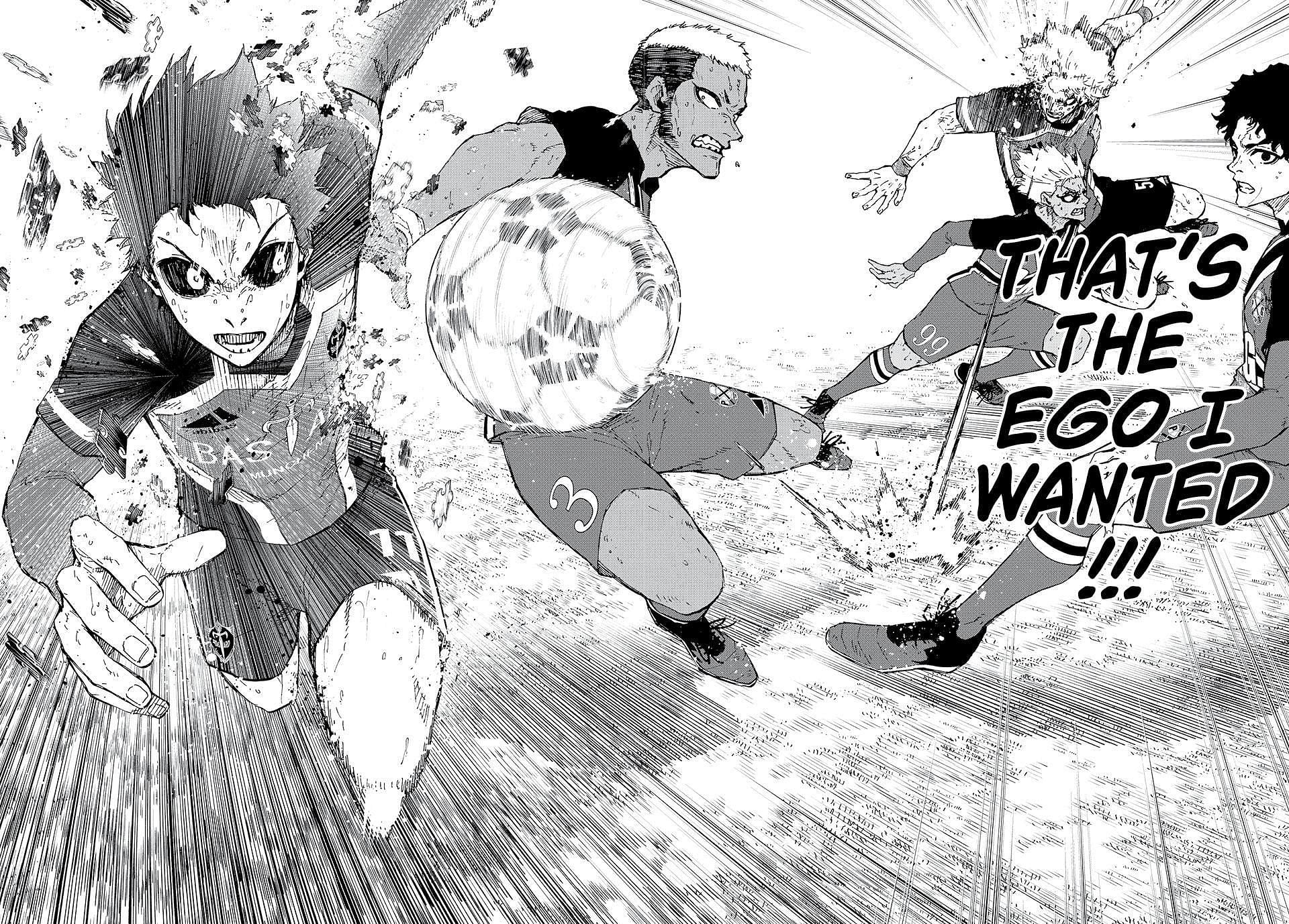 Blue Lock chapter 257 sees Isagi recreate Nagi's juggling shot