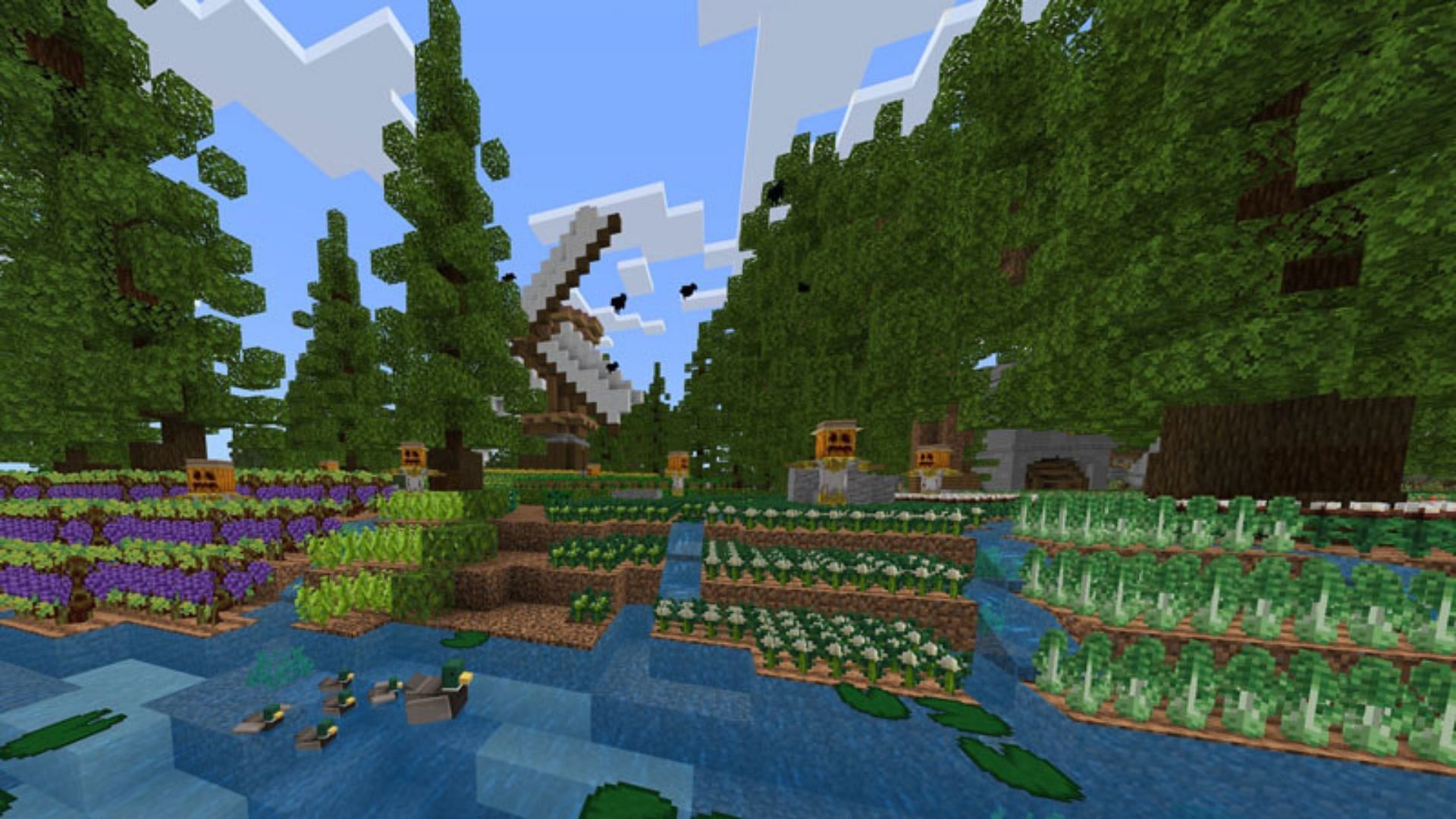 Farming addon by Podcrash (Image via Minecraft Marketplace/Podcrash)