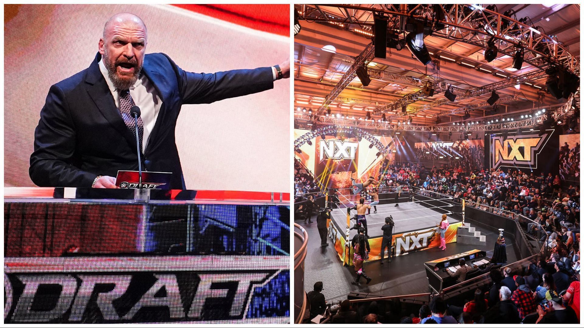 Triple H hosts the WWE Draft, fans pack the WWE Performance Center for NXT
