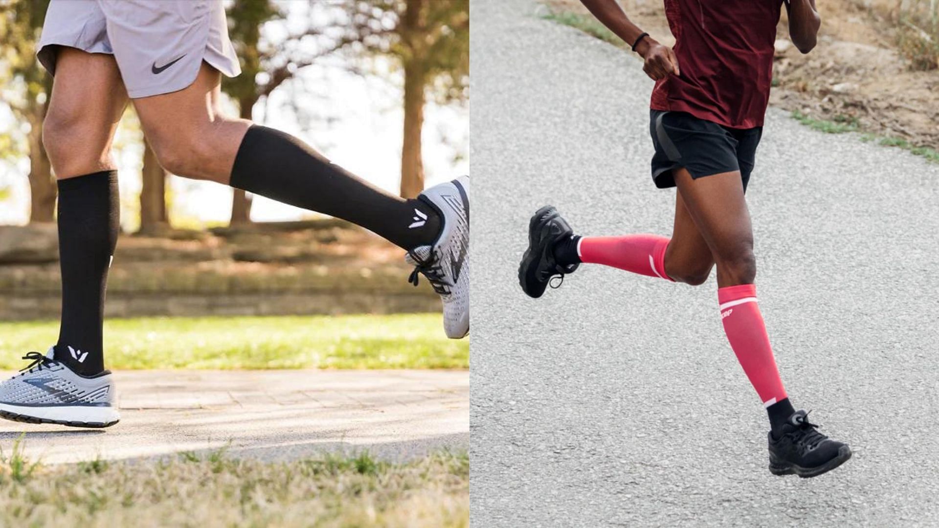 Compression socks for runners (Image via Swiftwick, CEP Compression)
