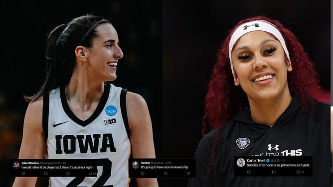 “No one cares much really” “Calm down” - College hoops fans divided over NCAA championship tipoff time ahead of Iowa-South Carolina clash