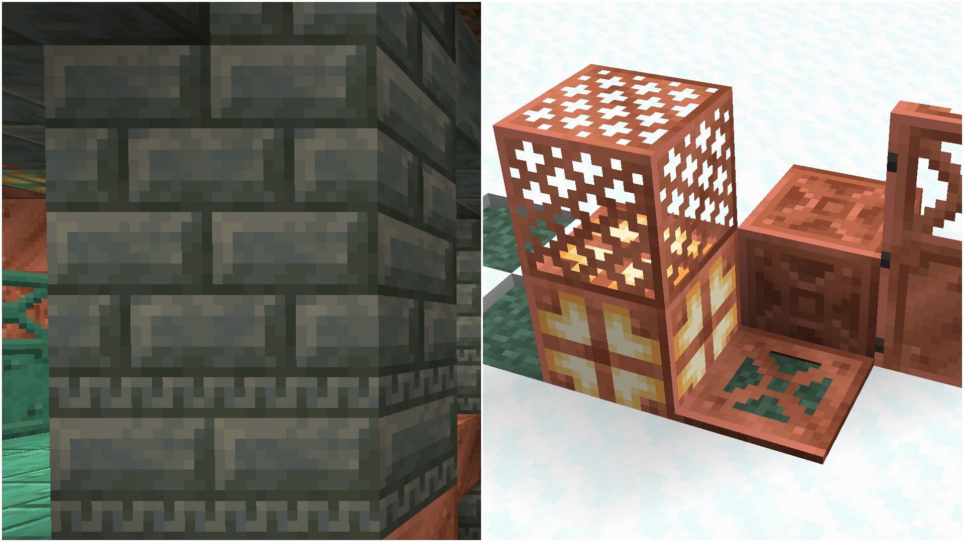 New copper and tuff blocks make the material quite useful (Image via Mojang Studios)