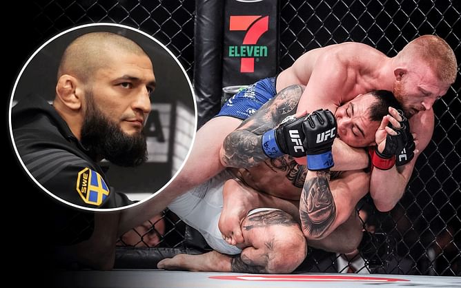 Khamzat Chimaev dismisses Bo Nickal's wresling-heavy victory over Cody Brundage at UFC 300